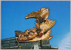 名古屋城　金鯱(雌)/Kinshachi (Golden Tiger-fish) Roof Ornament, Nagoya Castle,  image