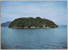 琵琶湖　竹生島全景/Panoramic View of Chikubushima Island, Lake Biwa image