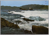 鳴門海峡　瀬戸内海より太平洋への落差/Different Water Levels between Seto Island Sea and the Pacific Ocean, Naruto Strait image
