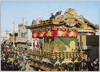 秩父夜祭　昼景　笠鉾屋台翁と鯛/Painting of an Old Men and Sea Breams on Kasahokoyatai Mobile Stage, Chichibu Night Festival during the Day image
