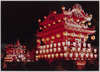 秩父夜祭　夜景　笠鉾屋台/Kasahokoyatai Mobile Stages, Chichibu Night Festival at Night image