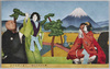 原色版 文楽 絵葉書 / Four-Color Halftone, Bunraku Puppet Play Picture Postcard image