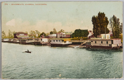 HOUSE BOATS,ALAMEDA,CALIFORNIA / House Boats, Alameda, California image