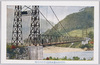 早川の大橋(甲州西山温泉及附近の名勝絵葉書)/Big Bridge on Hayakawa River, Scenic Beauty Picture Postcards of Kōshū Nishiyama Onsen and Its Vicinity image