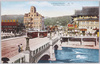 加茂川四条大橋と南座(大京都十六景絵葉書)/Shijōōhashi Bridge on Kamo River and Minamiza Theater, Picture Postcards of Sixteen Views of Great Kyoto image