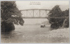 黒部峡谷愛本橋と激流/Aimotobashi Bridge and Torrents, Kurobe Gorge image