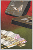 奉祝天長節　五二共進会　硯箱模様/Celebration of the Emperor's Birthday, the Industrial Exhibition Held by the 52 Kyōshinkai, Design with Inkstone Case image
