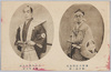浅野内匠頭長矩(実川延一郎)　大石内蔵助良雄(尾上松之助)/Asano Takuminokami Naganori (Jitsukawa Enichirō), Ōishi Kuranosuke Yoshio (Onoe Matsunosuke) image