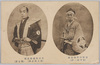 浅野内匠頭長矩(実川延一郎)　大石内蔵助良雄(尾上松之助)/Asano Takuminokami Naganori (Jitsukawa Enichirō), Ōishi Kuranosuke Yoshio (Onoe Matsunosuke) image