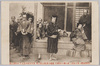 妹お柳(中村歌枝)　雷鳴六郎　(尾上松之助)　悪代官梶田龍太郎(中村仙之助)/Sister Oryū (Nakamura Utae), Kaminari Rokurō (Onoe Matsunosuke), the Evil Magistrate Kajita Ryūtarō (Nakamura Sennosuke) image