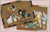 奉額　頼政射鵺図　韓信匍伏出胯下図/Hōgaku (Wooden Votive Tablet for Writing Wishes), Illustration of 