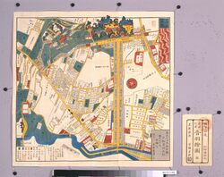 尾張屋版江戸切絵図 音羽絵図 / Edo Kirie Zu Area Maps by Owariya, Otowa Area Map image