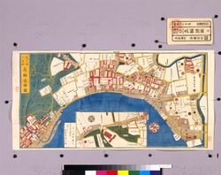 尾張屋版江戸切絵図 芝高輪辺絵図 / Edo Kirie Zu Area Maps by Owariya, Shiba and Takanawa Area Map image