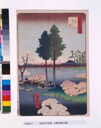 名所江戸百景　日暮里諏訪の台 / One Hundred Famous Views of Edo: Suwa Heights at Nippori image