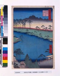 名所江戸百景 角筈熊野十二社 俗称十二そう / One Hundred Famous Views of Edo: Kumano Junisha shrine in Tsunohazu, Popularly known as Juniso image