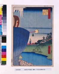 名所江戸百景 糀町一丁目山王祭ねり込 / One Hundred Famous Views of Edo: The Sanno Festival Procession Enters Kojimachi Itchome image