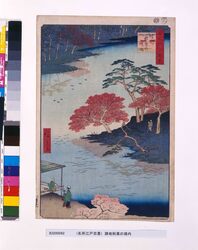 名所江戸百景　請地秋葉の境内 / One Hundred Famous Views of Edo: Inside the Precincts of the Akiba Shrine, Ukechi image