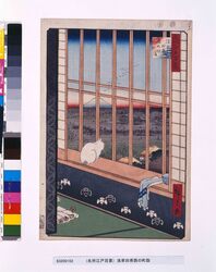 名所江戸百景 浅草田甫酉の町詣 / One Hundred Famous Views of Edo: Procession for the Tori-no-ichi Festival, Asakusa-tanbo image