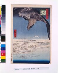 名所江戸百景 深川洲崎十万坪 / One Hundred Famous Views of Edo: Susaki Marsh Plain, Fukagawa image