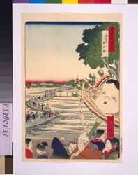 東京名所四十八景 浅草酉之市 / Forty-Eight Famous Views of Tokyo: Tori-no-ichi Festival, Asakusa image