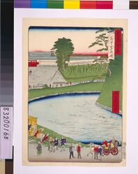 東京名所四十八景 外さくら田 / Forty-Eight Famous Views of Tokyo: Soto Sakurada image