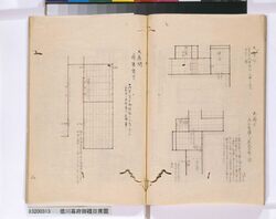 徳川幕府御礼日席図 / Document of Seating Arrangements at Ceremony Held by Shogunate image