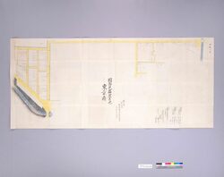 沽券絵図 芝三田辺 十六番組四枚の内 / Document of Townspeople, Pictorial Map image