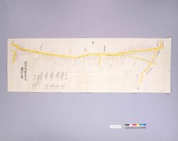 沽券絵図 三田伊皿子辺 十七番組四枚の内 / Document of Townspeople, Pictorial Map image