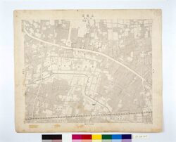 上荻窪地図(東京市杉並区 十七号ノ七) / Map of Kamiogikubo (Tokyoshi, Suginamiku, 17-7) image
