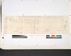 内桜田門番所関係絵図 元禄九丙子正月三日、内桜田御番所御謡初絵図 / Document Related to Samurai Class and Blue Print image
