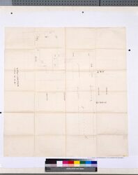 内桜田門番所関係絵図 七月七日小笠原信濃守様下馬立之通に相勤候図 / Document Related to Samurai Class and Blue Print image