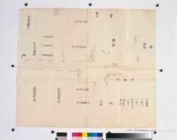内桜田門番所関係絵図 下馬立方図 / Document Related to Samurai Class and Blue Print image