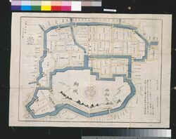 近江屋版江戸切絵図 御大名小路辰之口辺図 / Area Map of Edo by Ōmiya: Odaimyō Kōji Tatsunokuchi image
