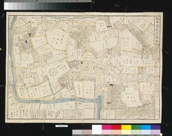 近江屋版江戸切絵図 麻布広尾辺図 / Area Map of Edo by Ōmiya: Azabu Hiroo image