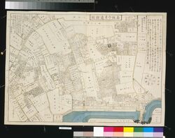近江屋版江戸切絵図 赤坂今井辺図 / Area Map of Edo by Ōmiya: Akasaka Imai image
