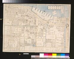 近江屋版江戸切絵図 浅草鳥越堀田原図 / Area Map of Edo by Ōmiya: Asakusa Torigoe Hori Tawara image