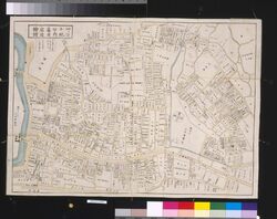 近江屋版江戸切絵図 改正 四谷御門外大木戸大番町邊図 / Area Map of Edo by Ōmiya: Yotsuya Gomongai Ōkido Ōbanchō (Revised) image