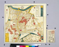 尾張屋版江戸切絵図 四ッ谷絵図 / Area Map of Edo by Owariya: Yotsuya image
