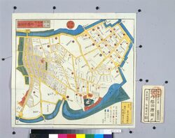 尾張屋版江戸切絵図 外桜田永田町絵図 / Area Map of Edo by Owariya: Sotosakurada Nagatachō image