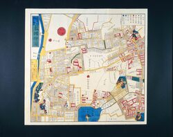 尾張屋版江戸切絵図 本郷湯島絵図 / Area Map of Edo by Owariya: Hongō Yushima image