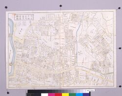 近江屋版江戸切絵図 四ツ谷千駄谷辺図 / Area Map of Edo by Ōmiya: Yotsuya Sendagaya image