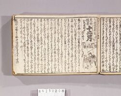 見立番付 三ヶ津役者名よせ 花形役者十二月 いろり町中おおはやり / Mitate Banzuke (Parody Ranking List), Sangatsu Yakushanayose Hanagatayakusha Jūnitsuki Irorichōchū Ōhayari image
