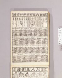 見立番付 鎌倉武鑑頼朝卿御系図 / Mitate Banzuke (Parody Ranking List), Kamakura Bukan Yoritomokō On Keizu image