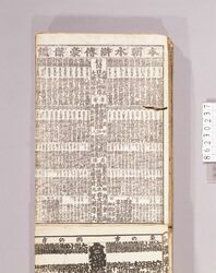 見立番付 本朝水滸伝豪傑鑑 / Mitate Banzuke (Parody Ranking List), Honchō Suikoden Gōketsu Kagami (Mirror of Heroes of the Water Margin [Shuihuzhuan]) image
