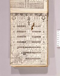 見立番付 懐中重宝花見車 / Mitate Banzuke (Parody Ranking List), Kaichū Chōhō Hanami Guruma (Seasonal Flower Viewing Spots) image