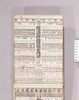 見立番付 摂津国神社仏閣案内記 并高麗橋より道のり付/Mitate Banzuke (Parody Ranking List), Settsu no Kuni Jinja Bukkaku Annaiki Narabini Kōraibashi yori Michinorizuke (Guide to Shrines and Temples in the Settsu Province [present-day part of Osaka and Hyogo prefecures], with Route from Kōraibashi Bridge) image