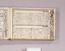 見立番付 浮世たくさんな人すくない人の見立物 / Mitate Banzuke (Parody Ranking List), Ukiyo Takusanna Hito Sukunai Hito no Miatemono (Things that Are Easy to Find in the World and Those that Are Rare) image