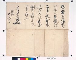 徳川秀忠御内書(歳暮祝儀) image