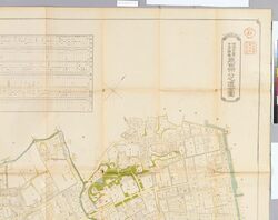 明治29年12月調査東京市十五区全図 12 東京市芝区全図 / Complete Map of the 15 Wards of Tokyoshi Surveyed in December 1896 Part 12, Complete Map of Shibaku, Tokyoshi image