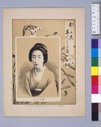 都の花美人くらべ　 新橋小たつ / Flowers and Beauties of the Capital : Shimbashi Kotatsu image